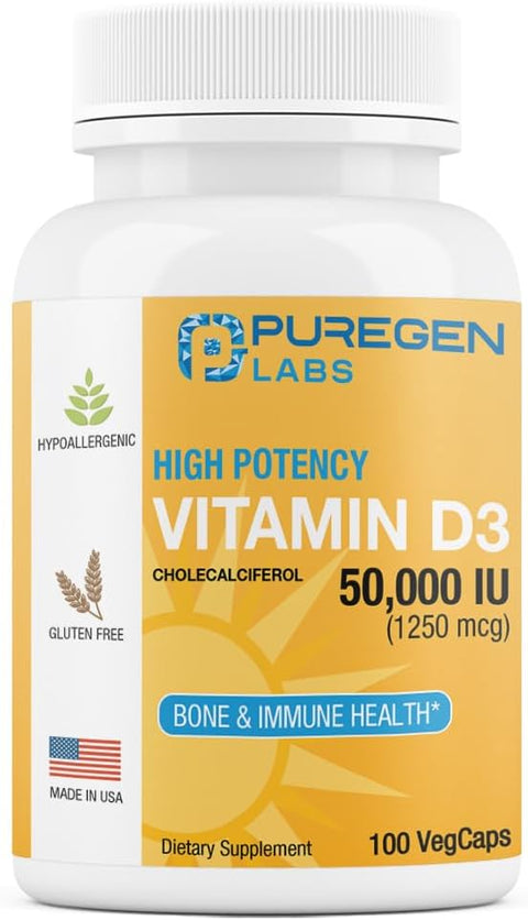 Vitamin D3 50,000 IU (1250 mcg)