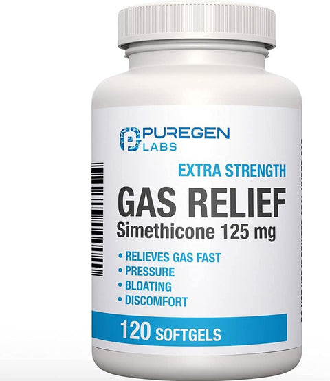 Extra Strength Gas Relief Softgels with Simethicone