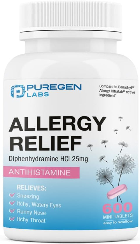 Allergy Relief Diphenhydramine HCl 25 mg