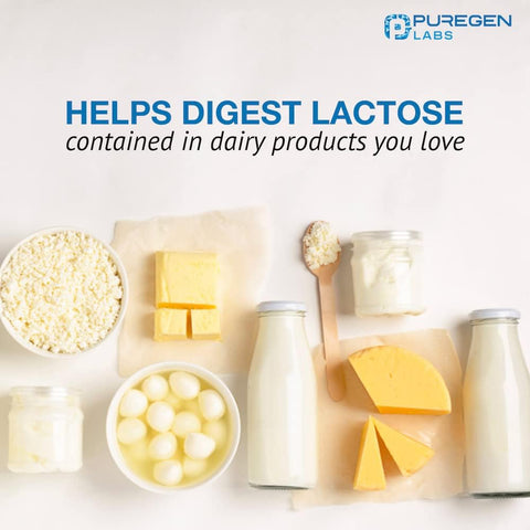 Dairy Relief Fast Acting Lactase Enzyme 9000 FCC, Lactose Intolerance