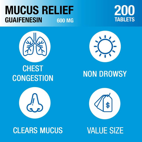 Mucus Relief 12 Hour Extended Release Guaifenesin