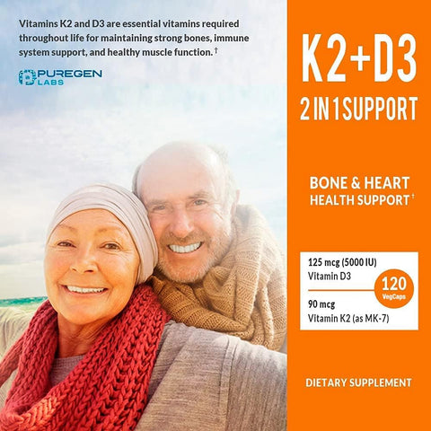2 in 1 High Potency Formula Vitamin K2 + D3