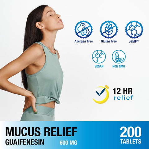 Mucus Relief 12 Hour Extended Release Guaifenesin