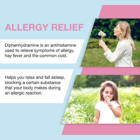 Allergy Relief Diphenhydramine HCl 25 mg