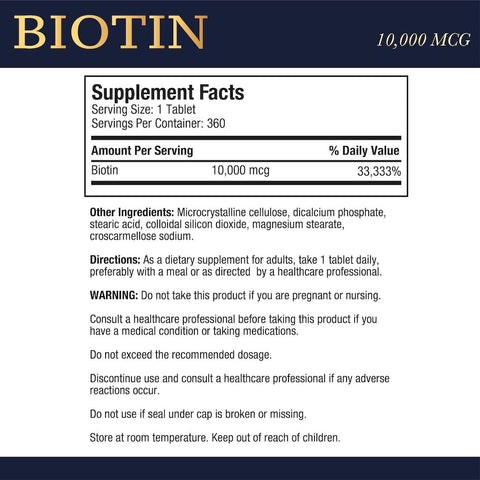 Biotin 10,000 MCG