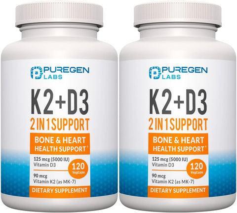2 in 1 High Potency Formula Vitamin K2 + D3