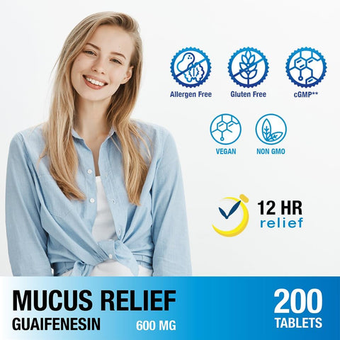 Mucus Relief 12 Hour Extended Release Guaifenesin