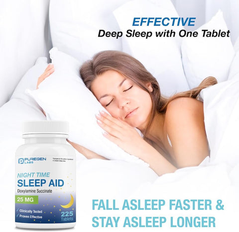 Sleep Aid Doxylamine Succinate 25mg