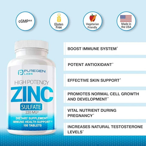 Zinc Sulfate for Immune Support System