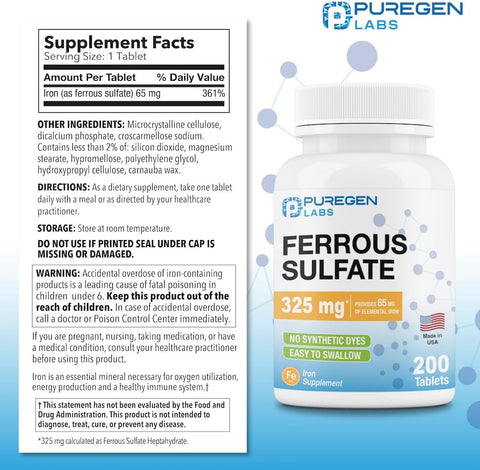Ferrous Sulfate 325 mg