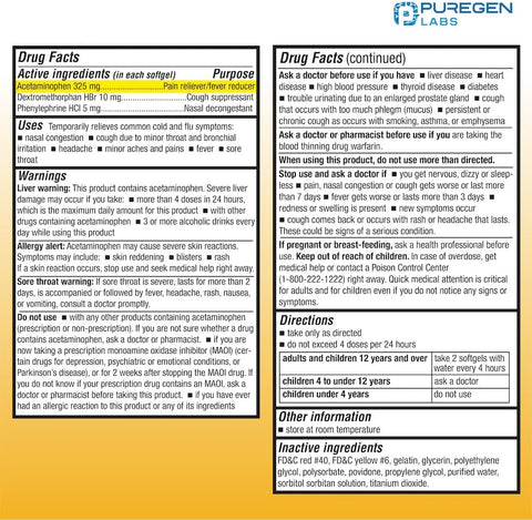 Non-Drowsy Cold & Flu Medicine for Adults