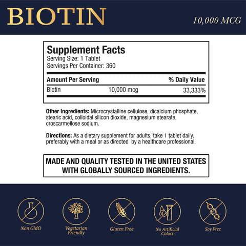 Biotin 10,000 MCG