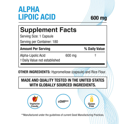 Alpha Lipoic Acid 600 mg