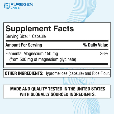 Magnesium Glycinate 500 mg