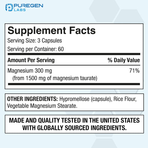 Magnesium Taurate 1500 mg