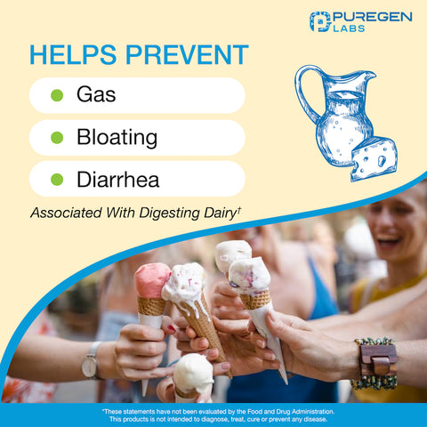 Dairy Relief Natural Lactase Enzyme