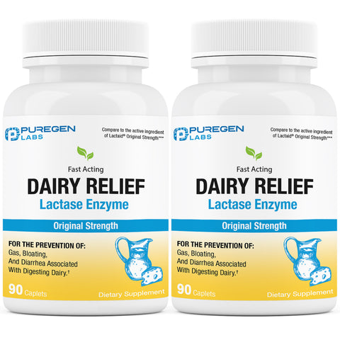 Dairy Relief Natural Lactase Enzyme
