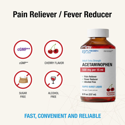Acetaminophen Liquid 500 mg