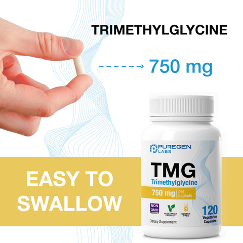 Puregen Labs  Trimethylglycin (TMG) 750 mg