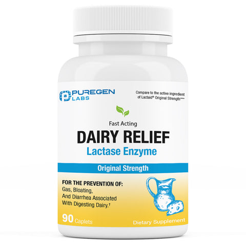 Dairy Relief Natural Lactase Enzyme