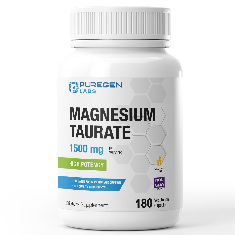 Magnesium Taurate 1500 mg – Puregen Lab