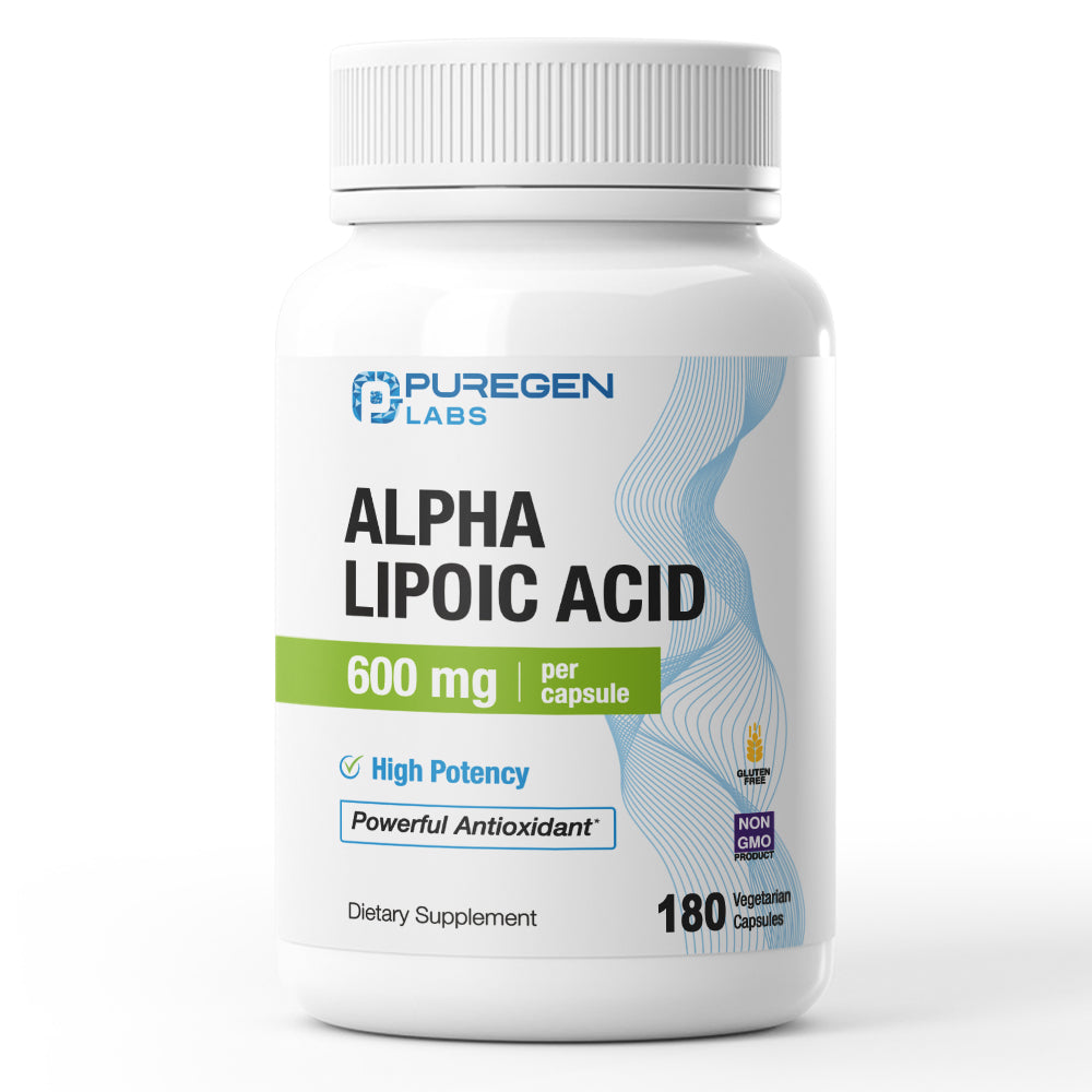 Alpha Lipoic Acid 600 mg – Puregen Lab