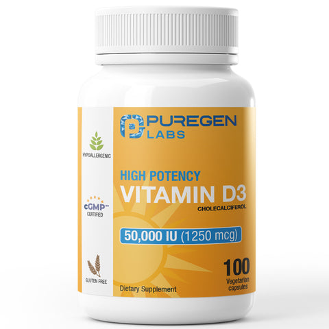 Vitamin D3 50,000 IU (1250 mcg)