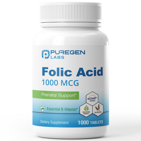 Folic Acid 1000 mcg